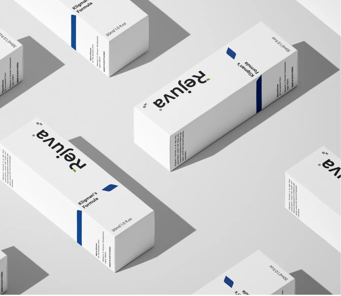 Rejuva Kligman's Formula packaging design