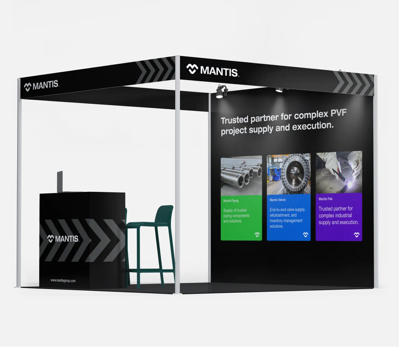 Mantis exhibition stand design